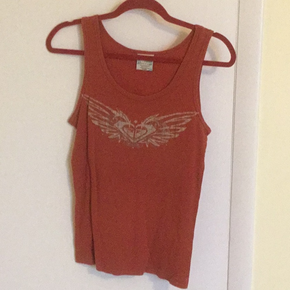 Roxy rust colored tank top